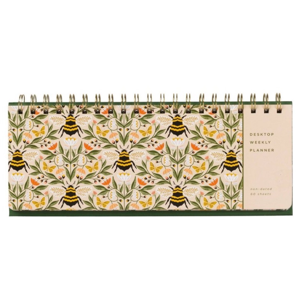 Fringe Desktop Bee Theme Easel Weekly Undated Planner - Picture 3 of 15